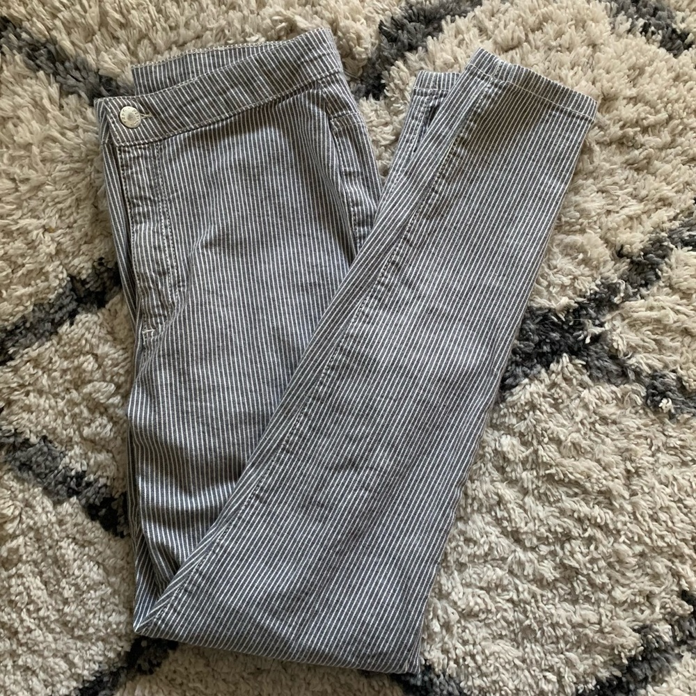 Free People Pinstripe Skinny Pants